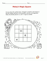Moxy's Magic Square Puzzle