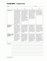 Scoring Rubric: Evaluation/Review