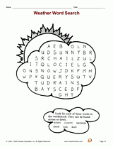 Weather Wordsearch