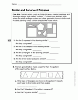 Similar and Congruent Polygons (Gr. 5)