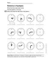 Patterns in Numbers: Time (Gr. 2)