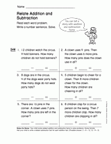 Relate Addition and Subtraction (Gr. 2), Part 2