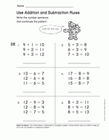 Use Addition and Subtraction Rules (Gr. 2)