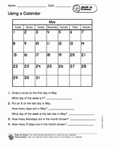 Math in Science: Using a Calendar