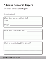 Writing a Group Research Report (Gr. 1)