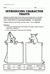 Introducing Character Traits Teachervision
