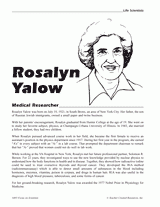 Rosalyn Yalow, Medical Researcher