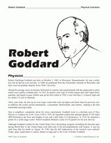 Robert Goddard, Physicist