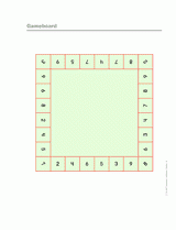 Numbered Gameboard (Grades 3-6)