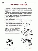 The Soccer Teddy Bear