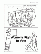 Women's Right to Vote Little Book