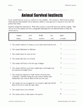 Survival Kits Printable (5th - 8th Grade) - TeacherVision