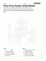 Criss-Cross Puzzle: United States