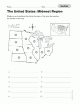 Quiz: Southeast United States Printable (3rd - 8th Grade) - TeacherVision