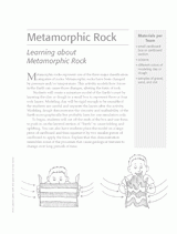 Learning about Metamorphic Rock