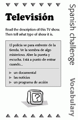 Spanish Vocabulary Challenge: TV Show 2