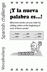 Spanish Vocabulary Challenge: Form New Words