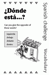 Spanish Vocabulary Challenge: Opposites 3