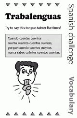 Spanish Vocabulary Challenge: Tongue Twisters
