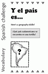 Spanish Vocabulary Challenge: Geography Riddle