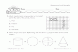 Math Warm-Up 155 for Gr. 3 & 4: Measurement & Geometry