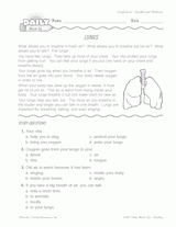 Health Reading Warm-Up: Lungs