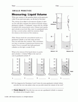Measuring: Liquid Volume