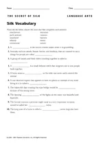 Silk Vocabulary