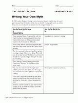 Writing Your Own Myth