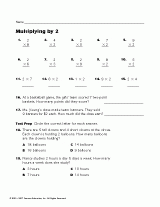 Multiplying by 2 (Grade 3)