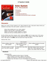 Kingfisher Young Knowledge: Solar System Teacher's Guide