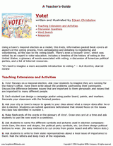 A Teacher's Guide for Vote!