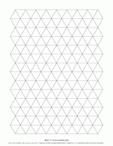 2-cm Isometric Grid (BLM 11)