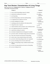Test Interactions Among Living Things Science Printable Grades 6 12 Teachervision