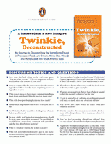 Twinkie, Deconstructed Teacher's Guide
