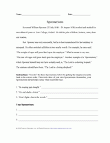 Spoonerisms Activity