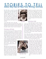 Author Amy Hest on New York, Writing, and Love