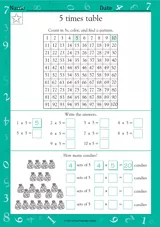 5 Times Table (Gr. 2)