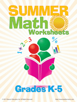 Summer Math Worksheets