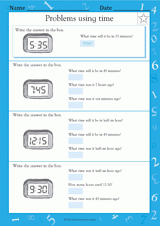 Problems Using Time: Digital Clocks