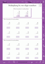 Multiplying by Two-Digit Numbers I (Grade 5)
