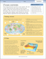 Ocean Currents Worksheet