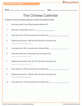 Understanding the Chinese Calendar