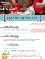 Grocery List Collage