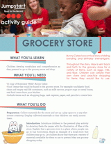 Grocery Store Pretend Play Activity