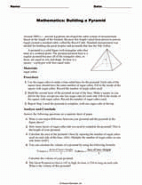 Mathematics: Building a Pyramid