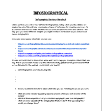 Infobiographical Infographic Review Handout