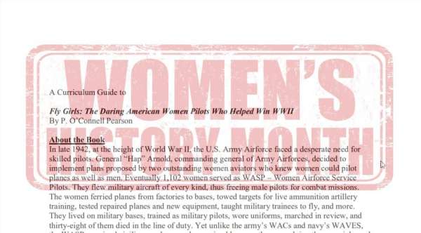Fly Girls World War II Female Pilots Teaching Guide