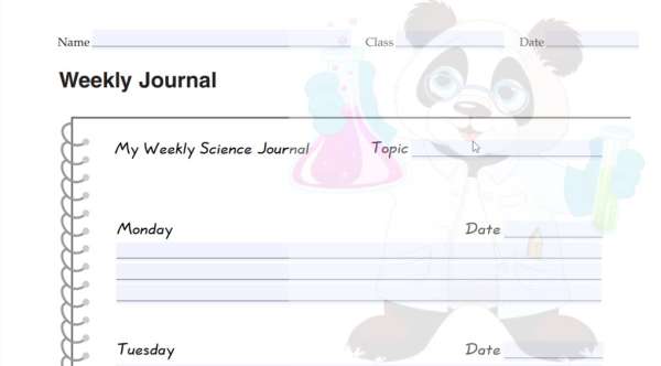 Weekly Science Journal
