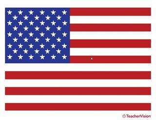American Flag Printable Color Printable